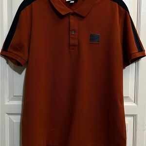 Lacoste Men's Brown Polo Shirt